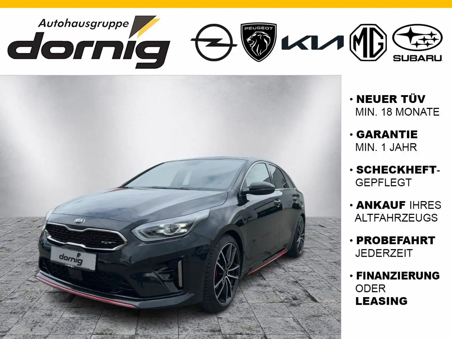 Kia ProCeed / pro_cee'd ProCeed GT, Navi, Glasschiebedach elek Schwarz - 1