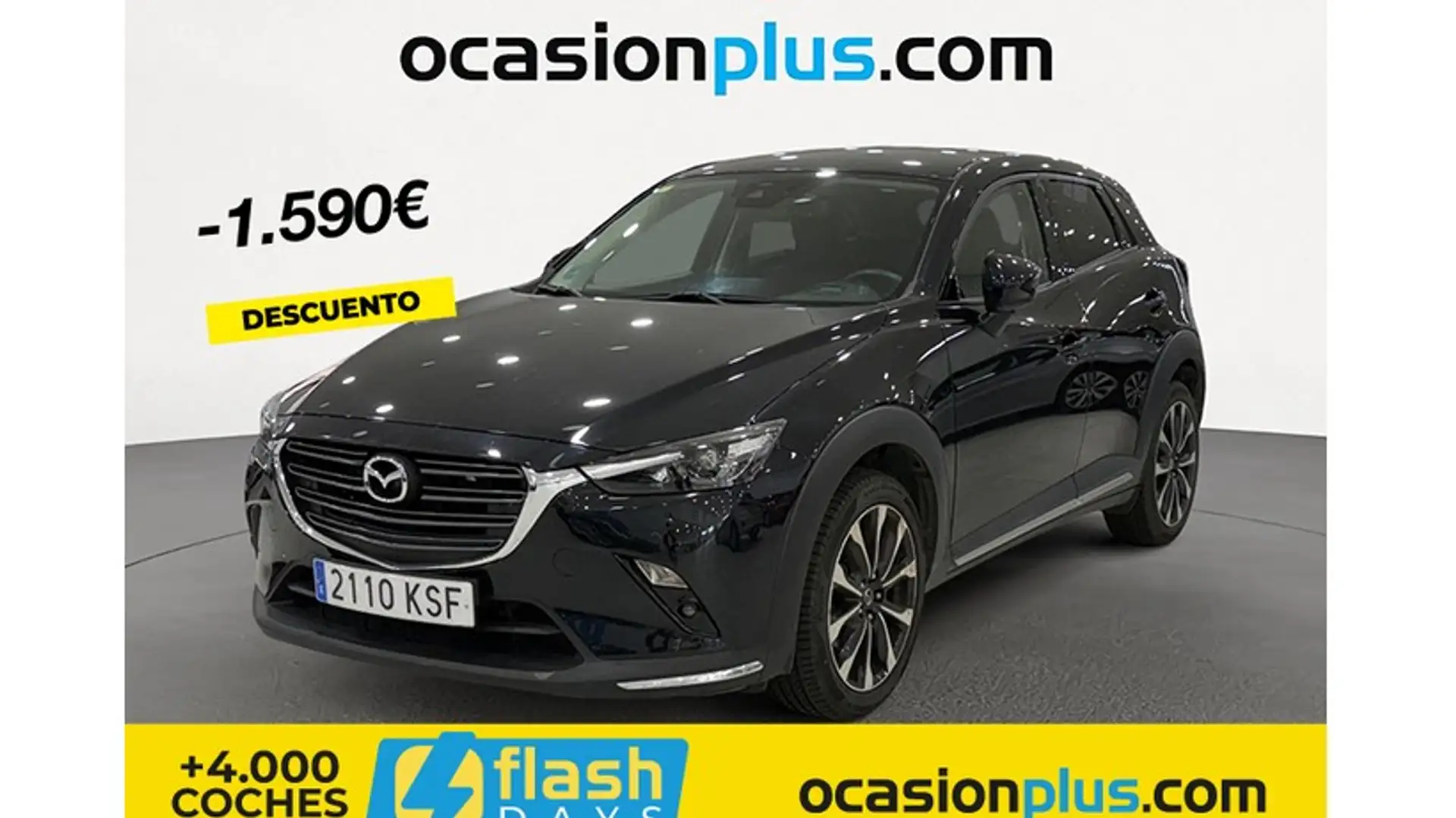 Mazda CX-3 1.8 Skyactiv-D Zenith 2WD 85kW Negro - 1