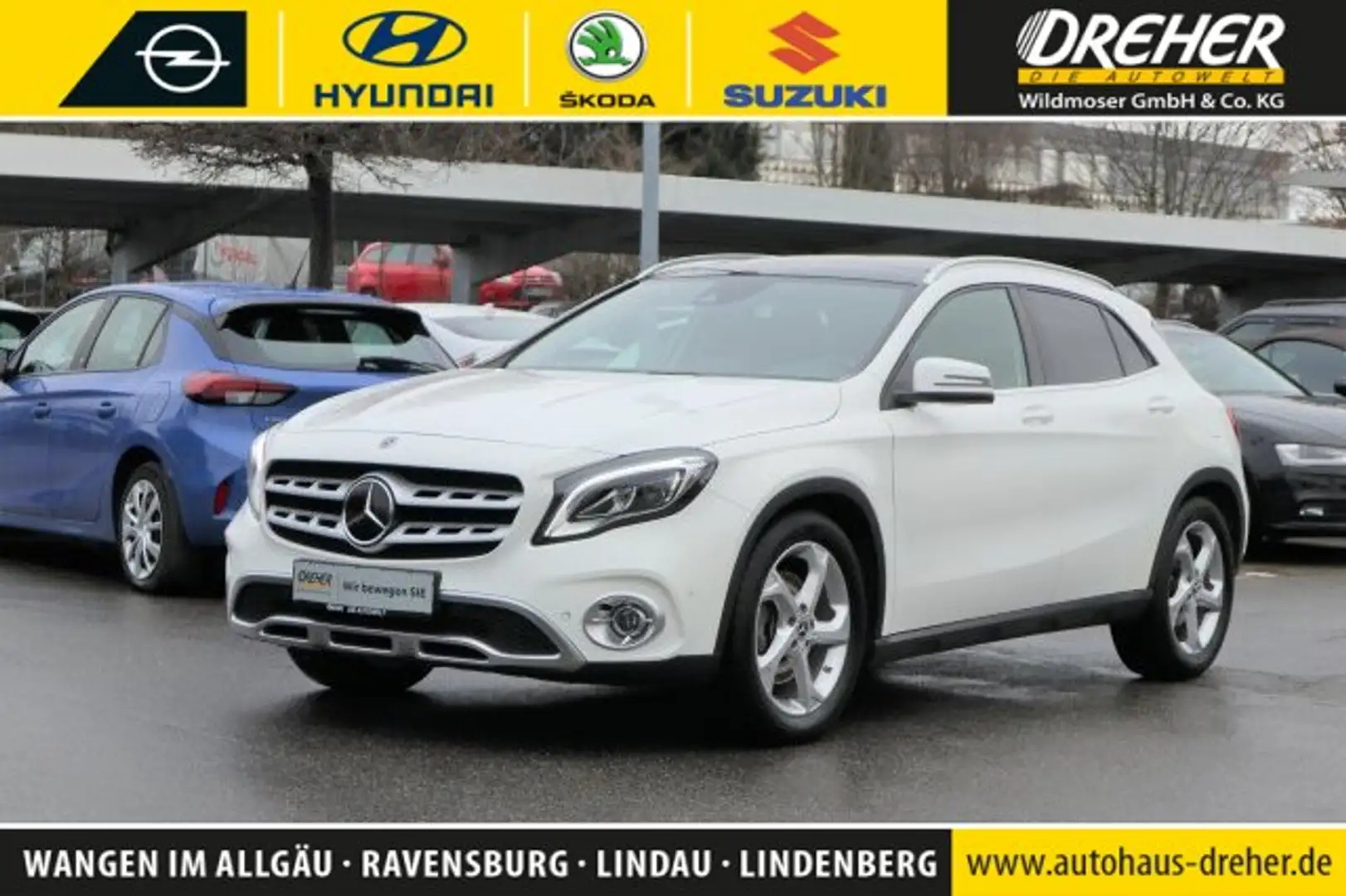 Mercedes-Benz GLA 250 GLA 250 Urban 4Matic Navi/AHK/Pano/LM COMAND APS Weiß - 1
