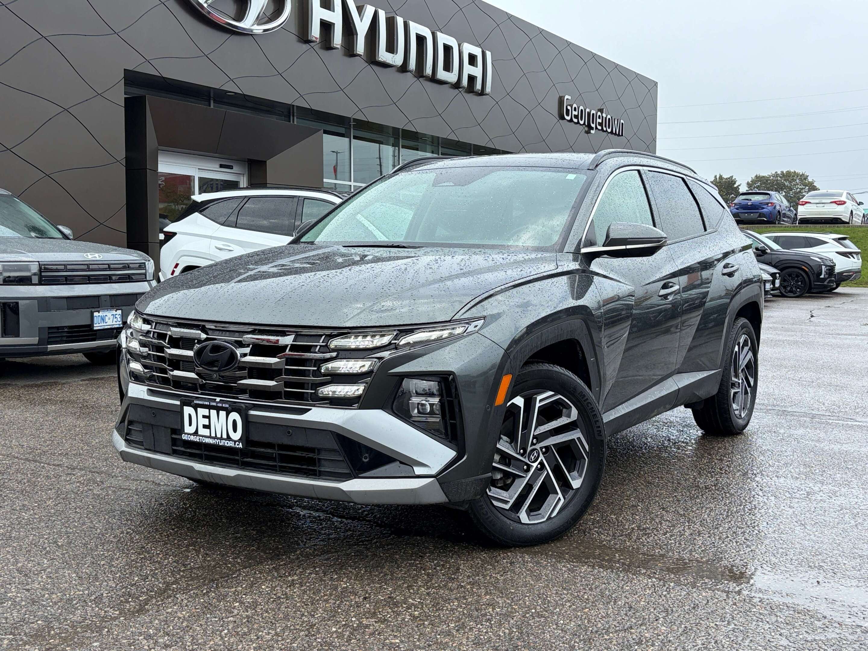 Gray 2025 Hyundai Tucson Hybrid SUV / Crossover  6-Speed Automatic