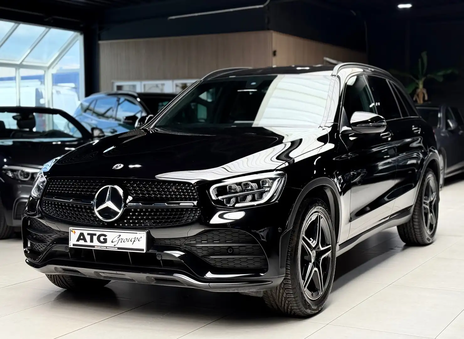 Mercedes-Benz GLC 200 195CV TVAC PACK AMG 49000KM FACE LIFT FULL OPTS Zwart - 1
