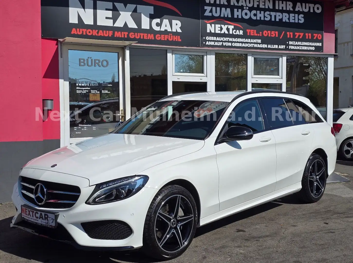 Mercedes-Benz C 200 T AMG Line 9Gtronic 4Matic|Kamera|NightP Bianco - 2
