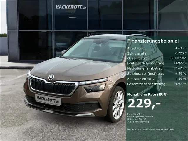 Skoda Kamiq Style 1.6 TDI ACC PDC Panorama Navi SmartLink