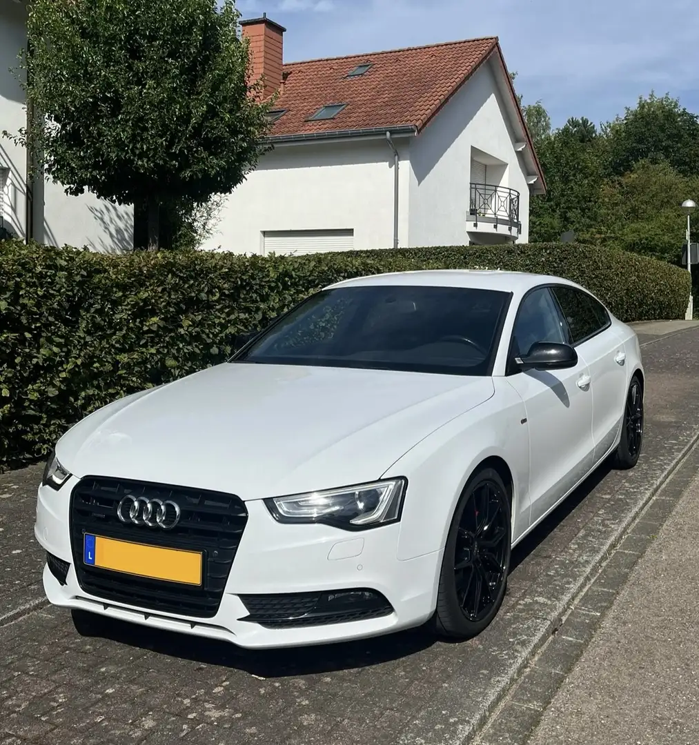 Audi A5 3.0 TDI Sportback Quattro S line Blanc - 1