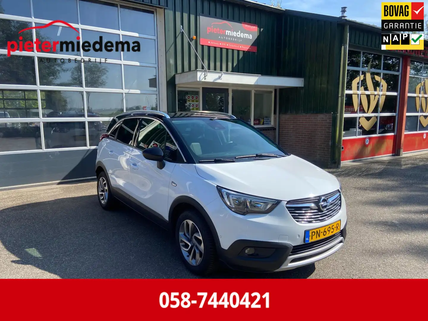 Opel Crossland X 1.2 Turbo Innovation / Veel opties! / 12 mnd BOVAG Wit - 1
