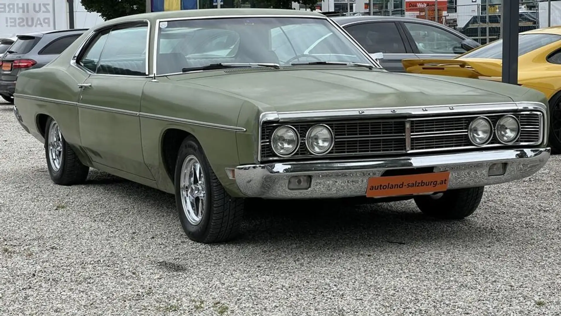 Ford Galaxy 500 V8 Automatik Edelbrock Klima Original Patina Grün - 1