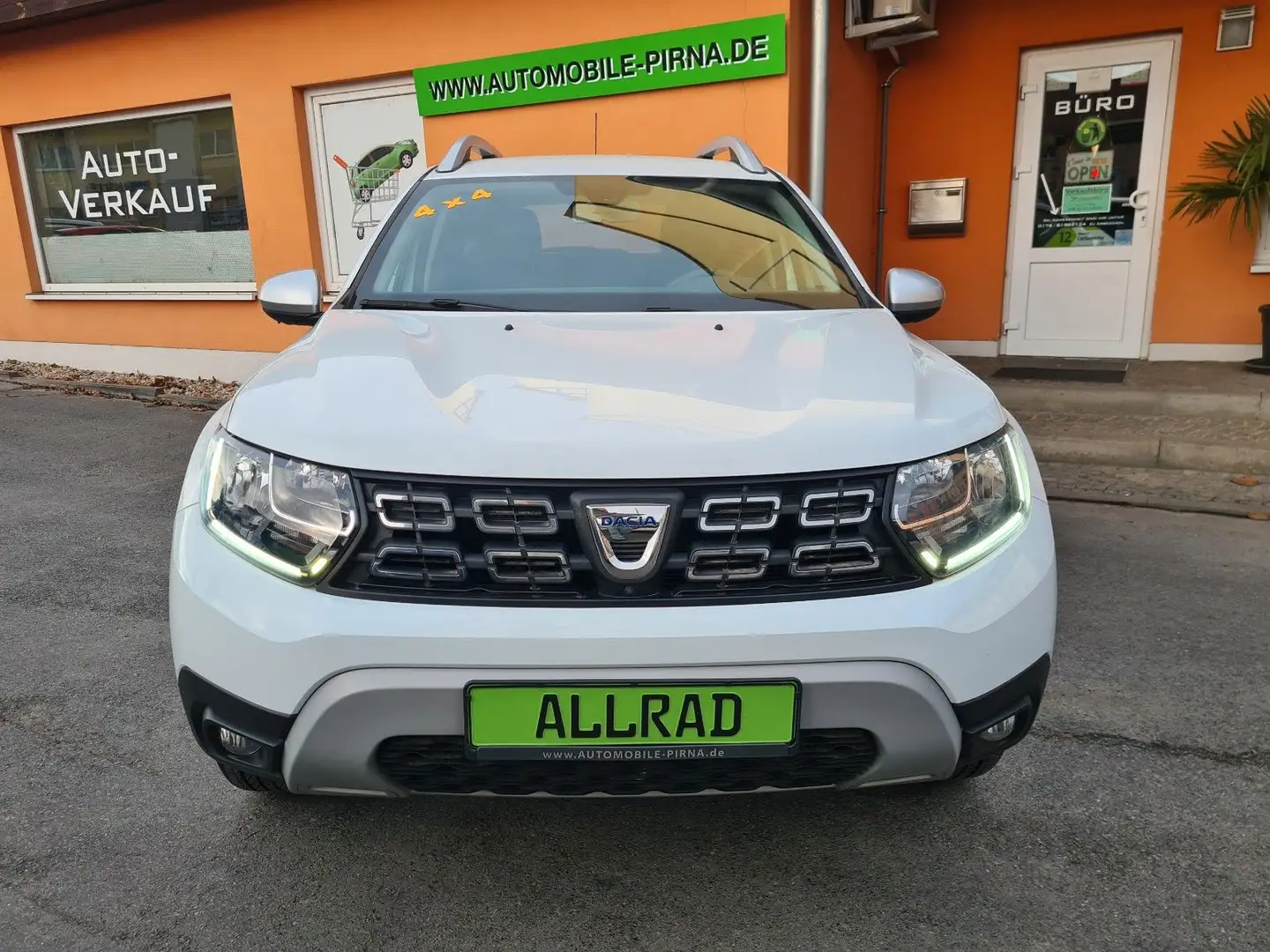 Dacia Duster II Prestige 4WD TCe 125 ALLRAD/NAVI/a.AHK Blanc - 2