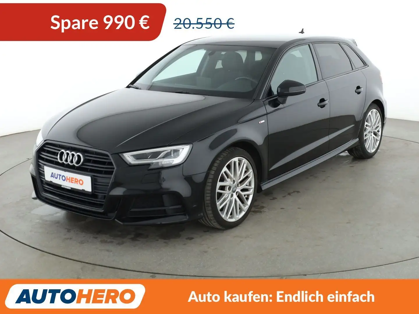 Audi 1.5 TSI ACT sport Aut.*SLINE*NAVI*LED*PDC*SHZ* Noir - 1