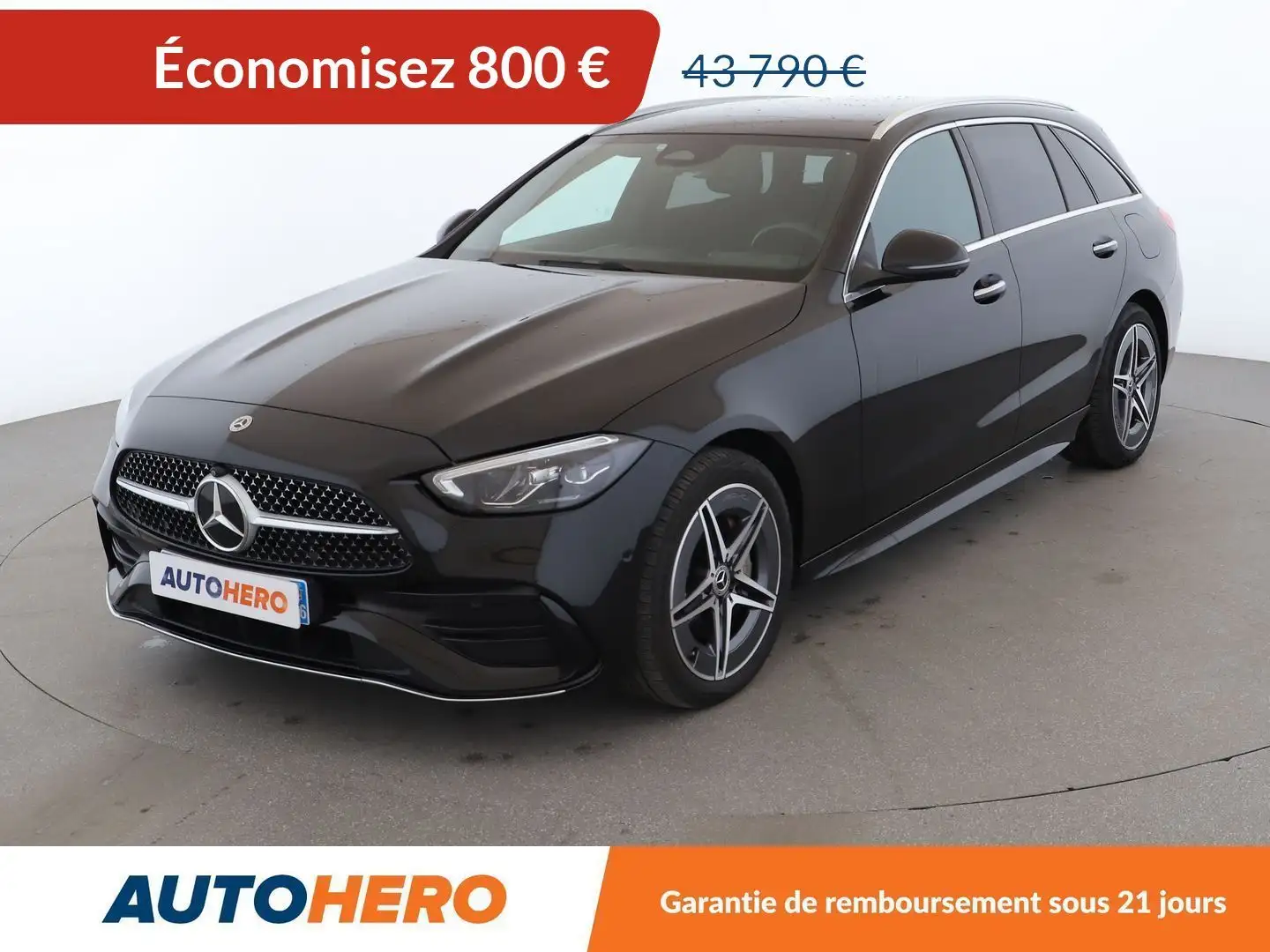 Mercedes-Benz C 300 SW 300 e AMG Line 9G-Tronic Noir - 1