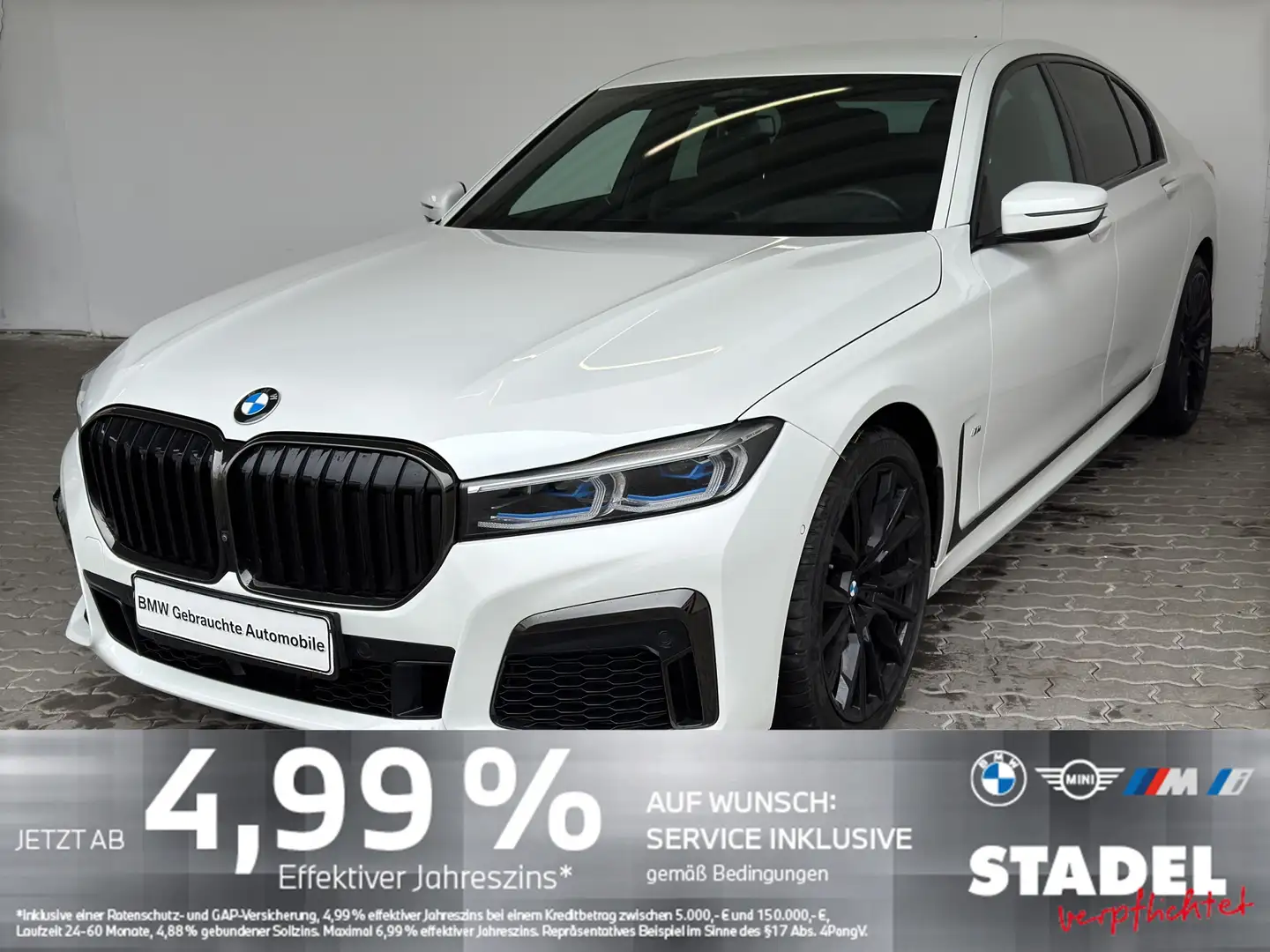 BMW 730 dA M Sport Laser.Navi.HuD.Massage.360°.ACC Wit - 2