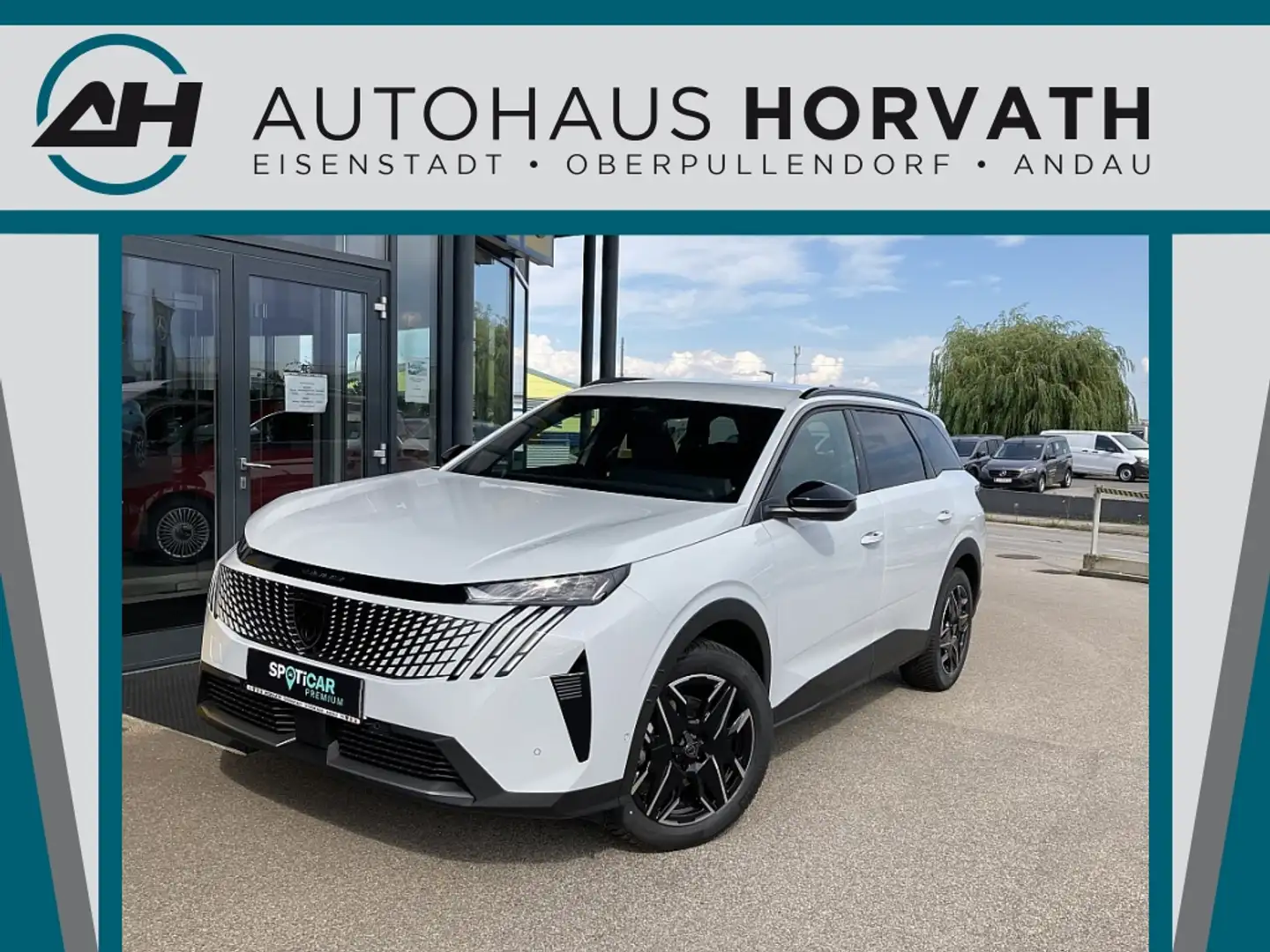 Peugeot 5008 mHEV 145 e-DCS6 Allure Aut. Weiß - 1