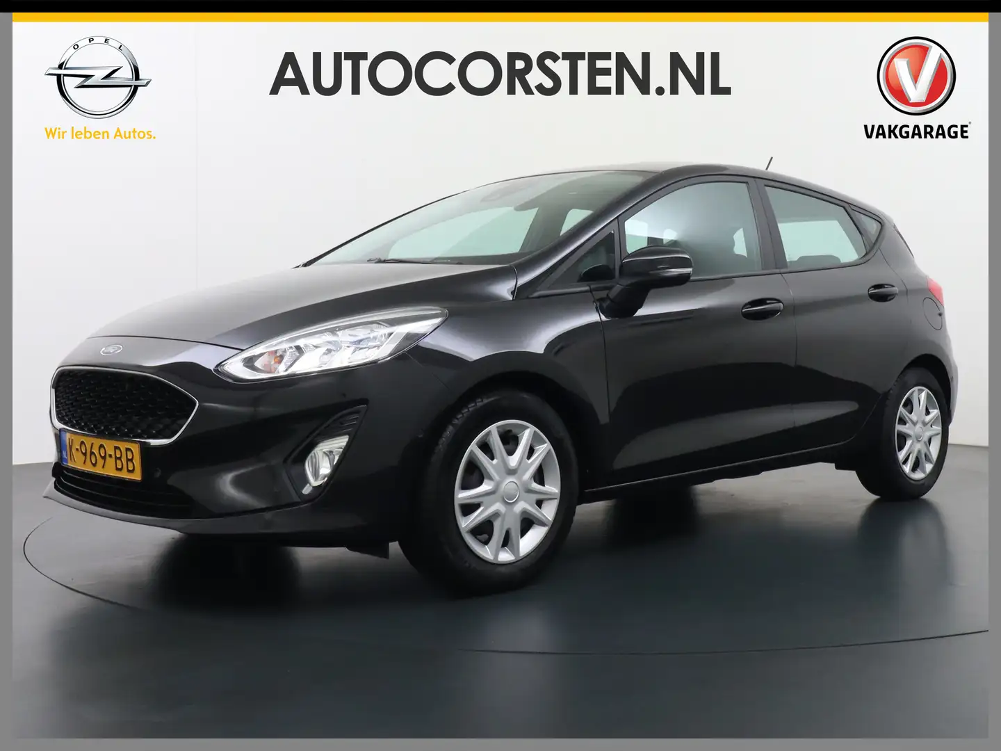 Ford Fiesta 1.0T 94PK Apple Carplay Navi PDC-a+v ConnectedAirc Noir - 1