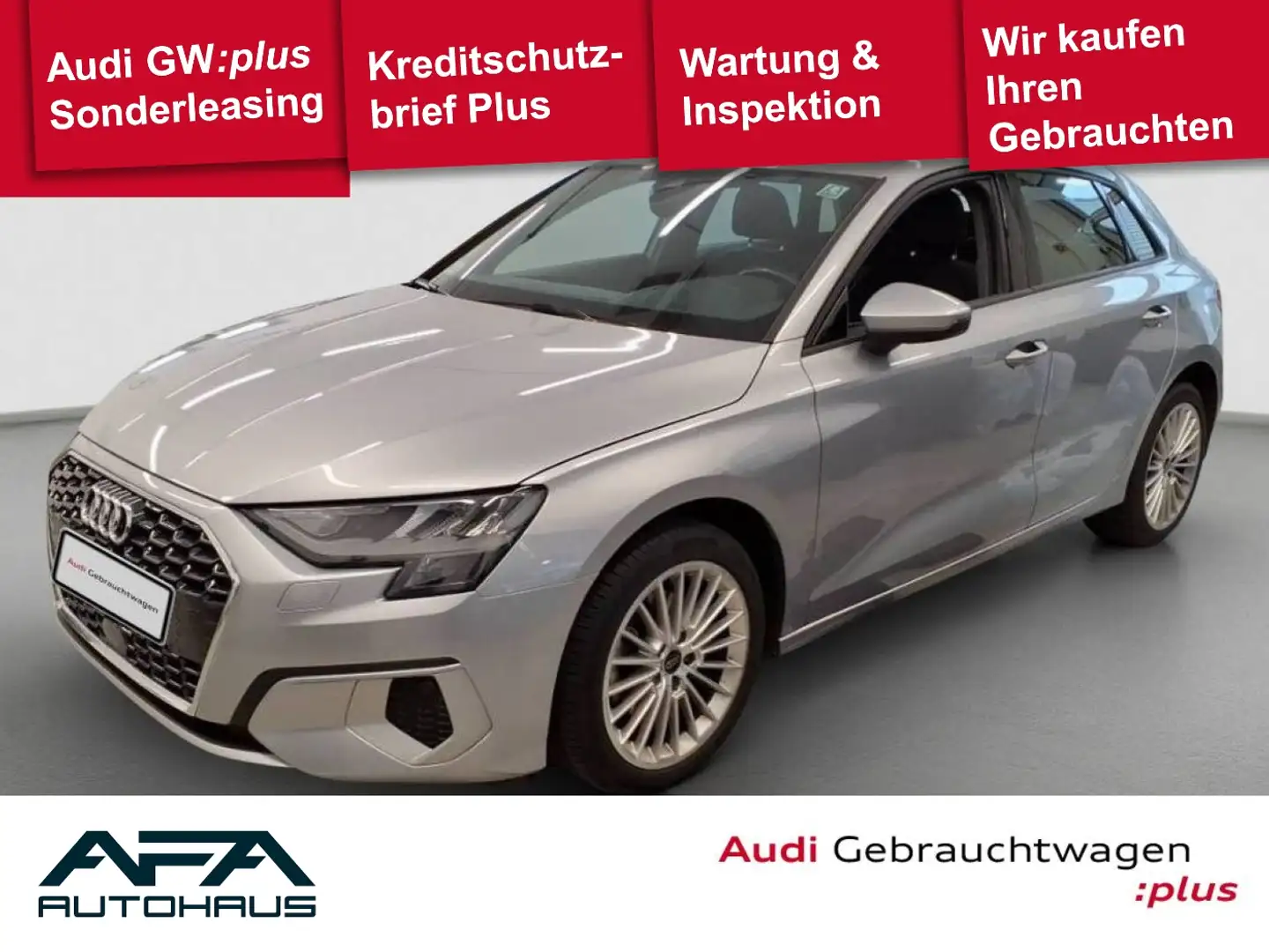 Audi A3 Sportback 35 TFSI Advan. Smart.Int*PDC*GRA*SHZ Plateado - 1