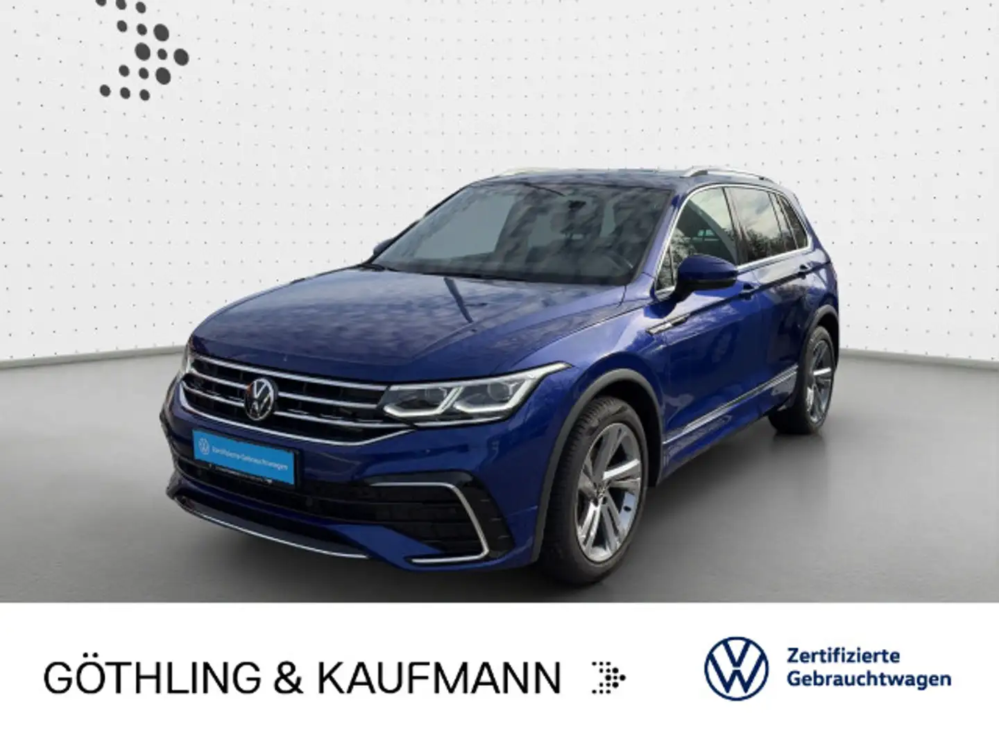 Volkswagen Tiguan R-Line 1.5 TSI DSG*NAVI*PANO*AHK*SHZ*MATR Bleu - 1