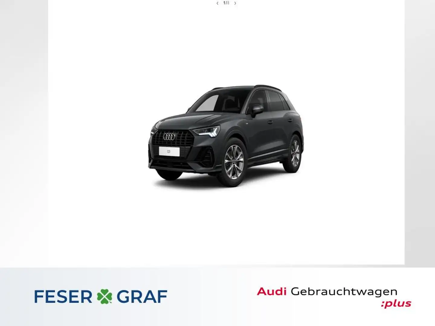 Audi Q3 S line 35 TFSI S tronic LED ACC Navi RFK Keyless Grau - 1
