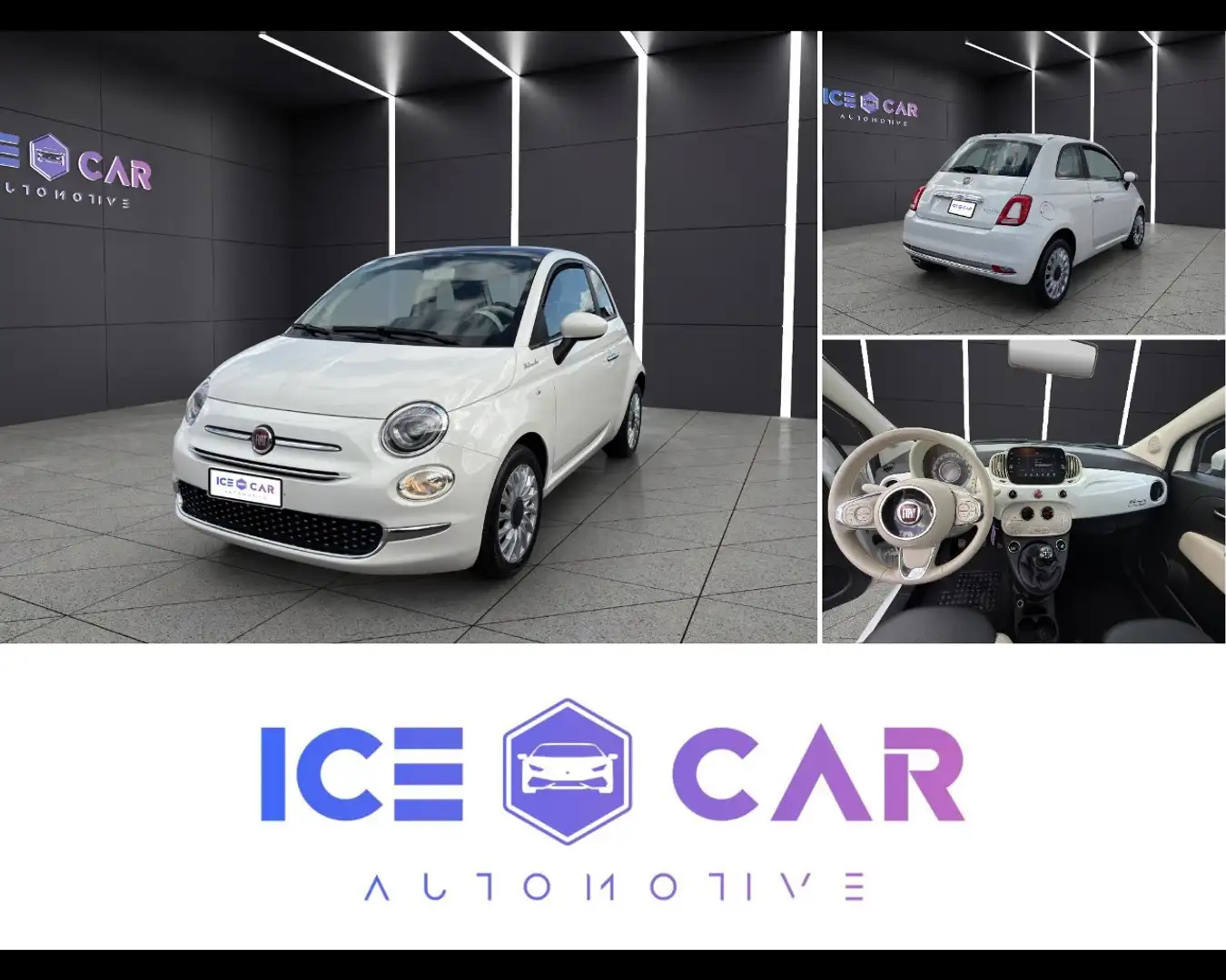 Fiat 500 (2015-2024) - 500 1.0 Hybrid Dolcevita Wit - 1