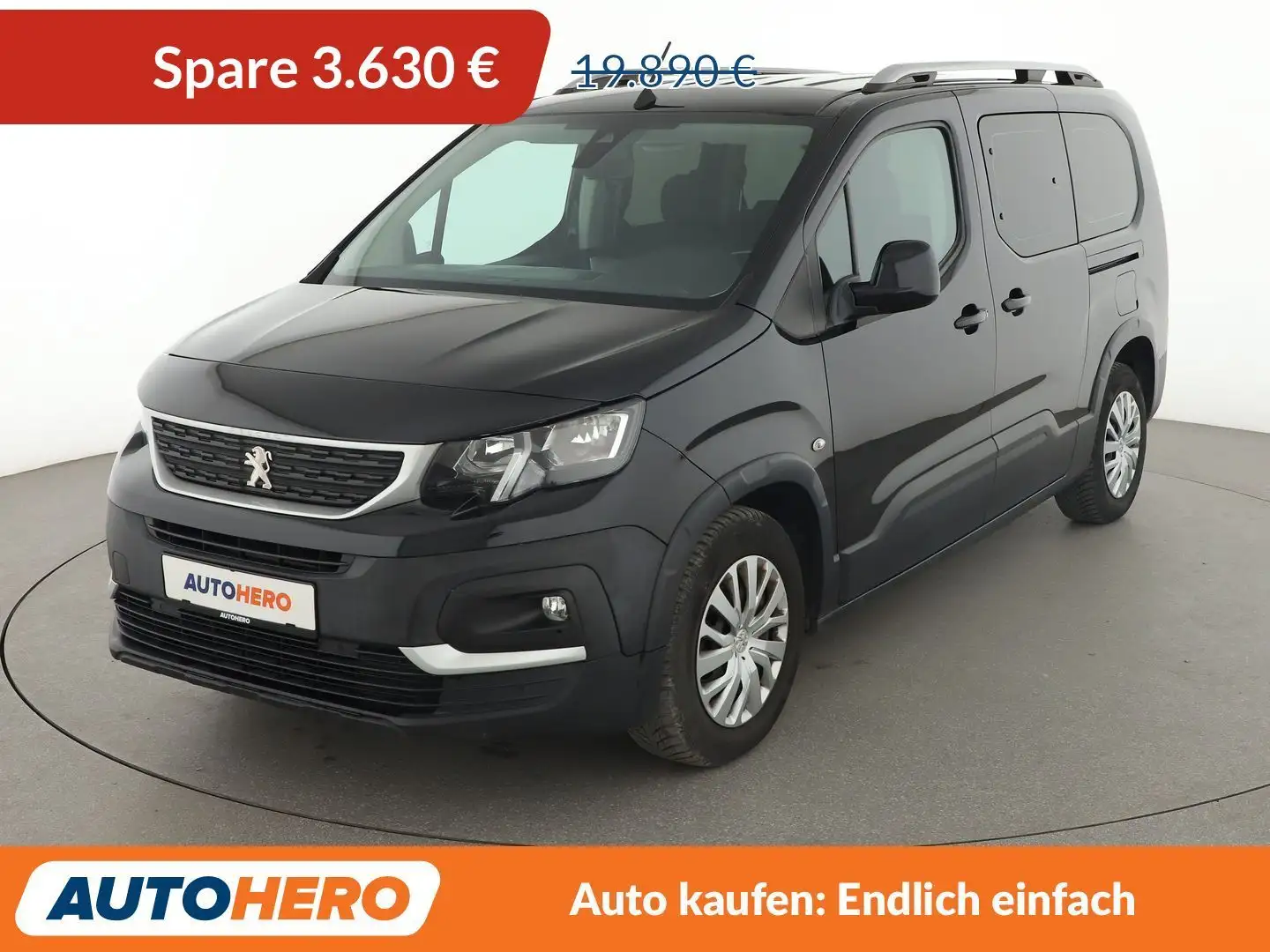 Peugeot Rifter 1.5 Blue-HDi Active L2 Aut.*TEMPO*PDC*KLIMA* Schwarz - 1