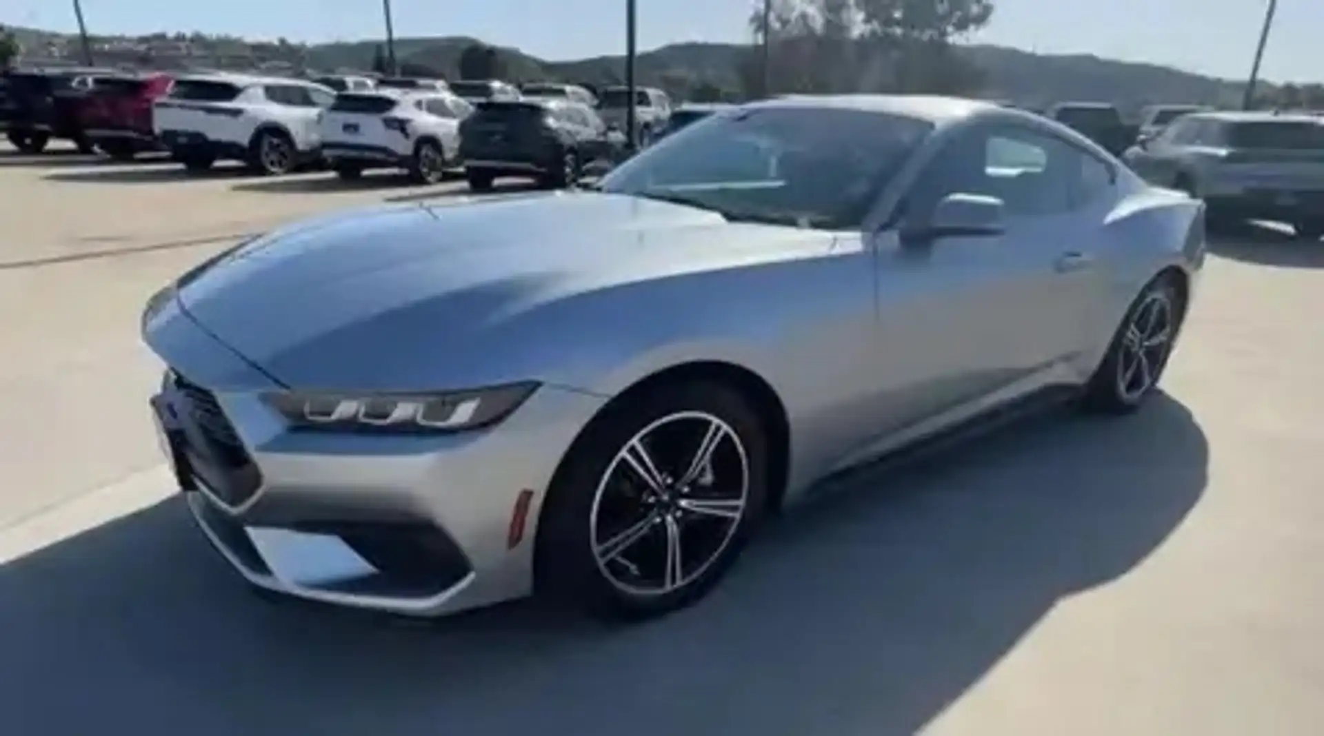 Ford Mustang 2024 Modell 2.3l Ecob. im Vorlauf Silber - 1