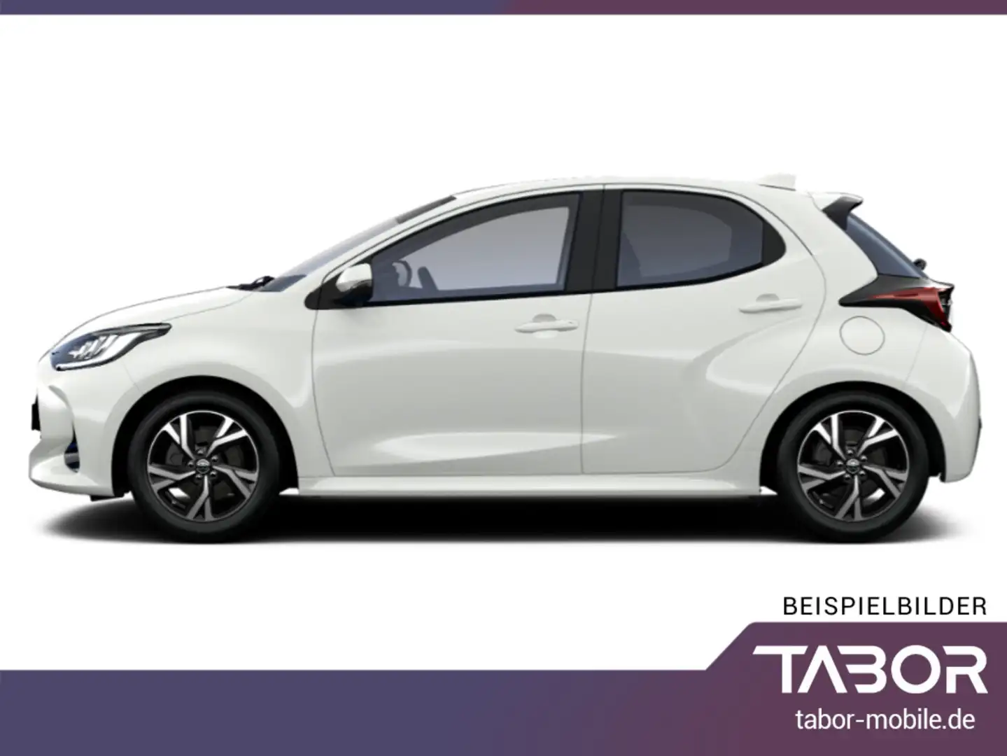 Toyota Yaris 1.5 HEV 116 E-CVT ACC LED Kam PrivG AppCo Weiß - 2