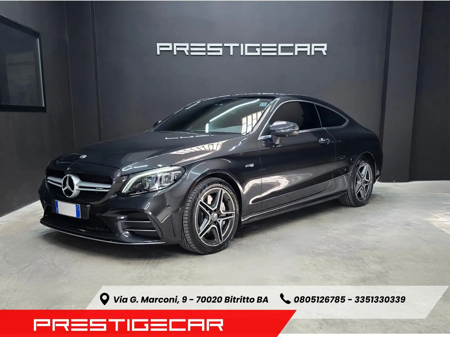 Mercedes-Benz C 43 AMG Coupe 4matic auto Grigio - 1