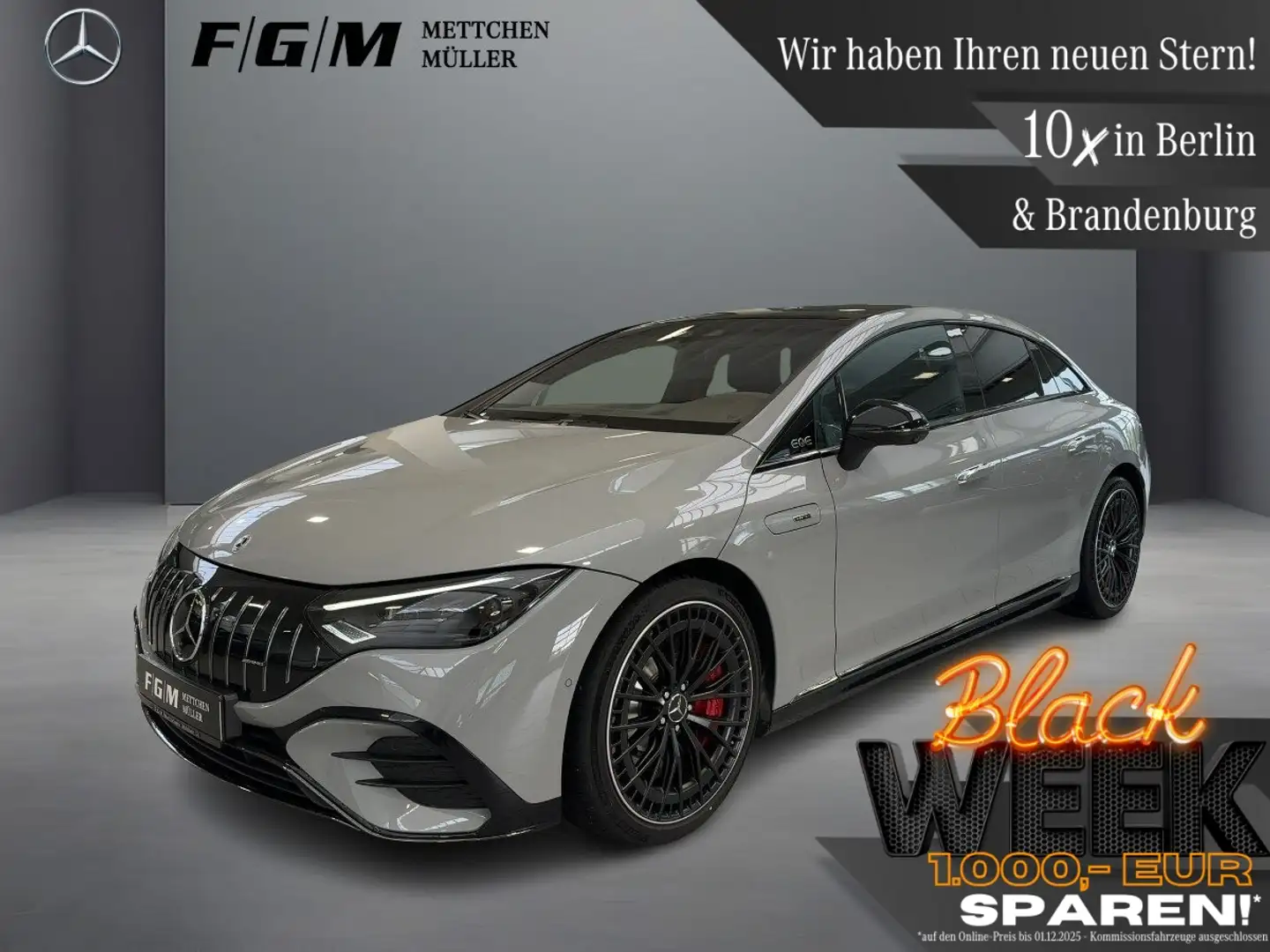 Mercedes-Benz EQE 53 AMG Pano/Distr/360/KeyG/Mem/Burmestr/Night Gris - 1