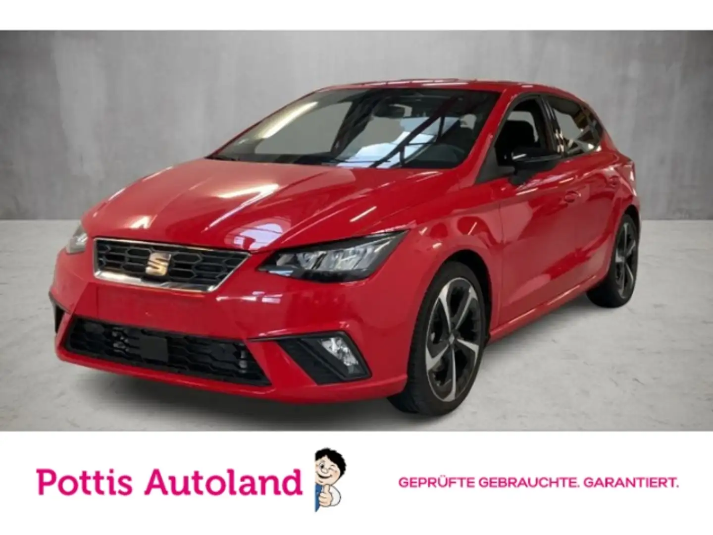 SEAT Ibiza 1.0 TSI DSG FR-LINE KAMERA PDC SITZHZG KLIMA Rot - 1