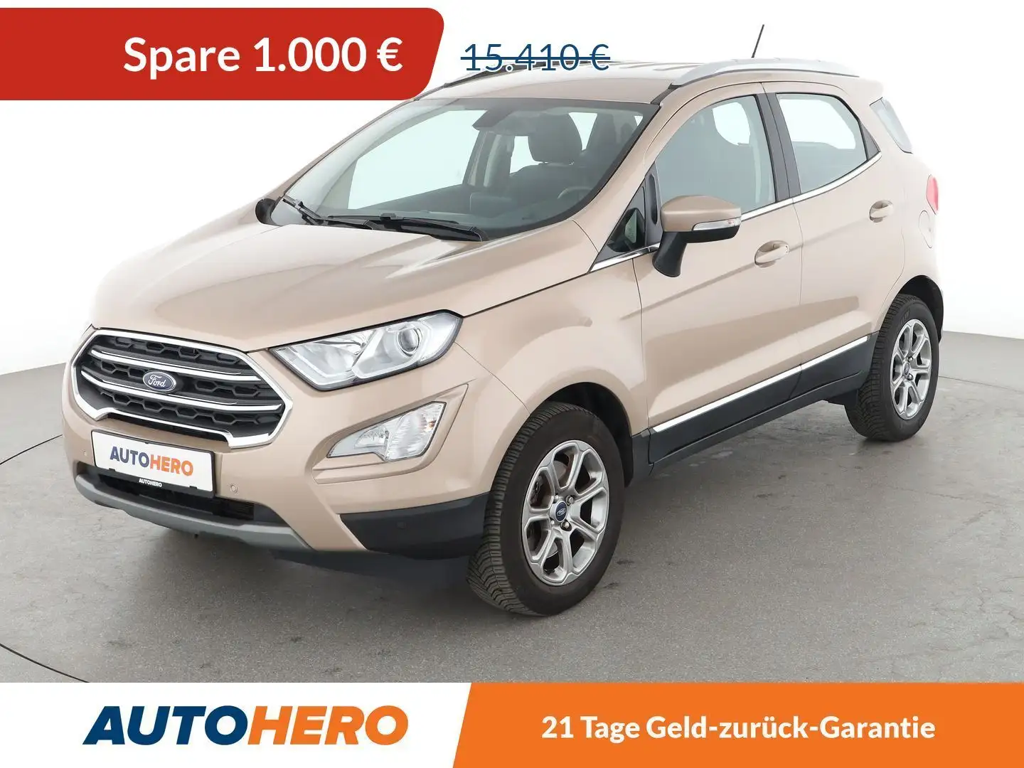 Ford EcoSport 1.0 EcoBoost Titanium*NAVI*CAM*PDC*SHZ*KLIMA* Beige - 1