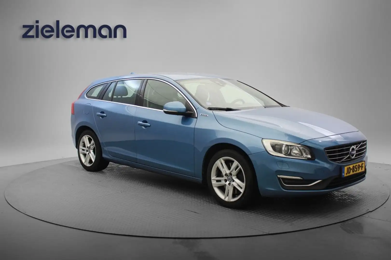 Volvo V60 2.4 D6 Twin Engine R-Design Automaat - Navi, Camer Blu/Azzurro - 1