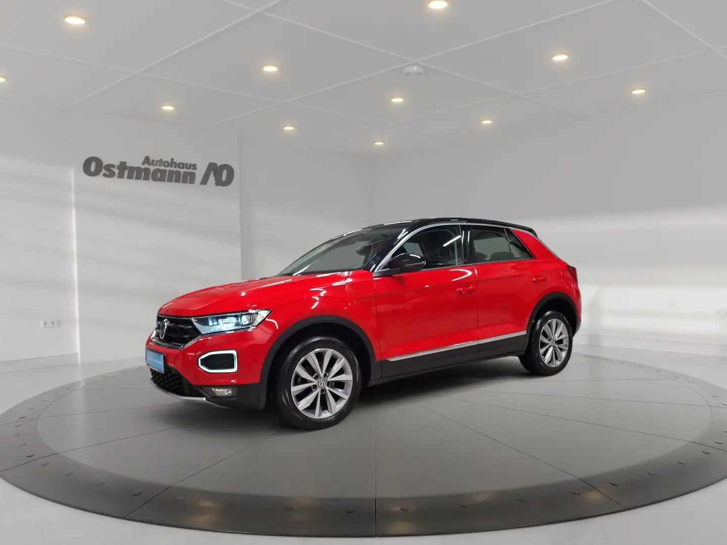 Volkswagen T-Roc 1.0 TSI Style ACC LED el. Heck KAM CarPlay Rouge - 1