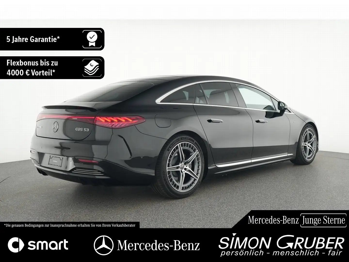 Mercedes-Benz EQS 53 4M+ AMG Hyper Pano Burm Sitzklima Massage Schwarz - 2