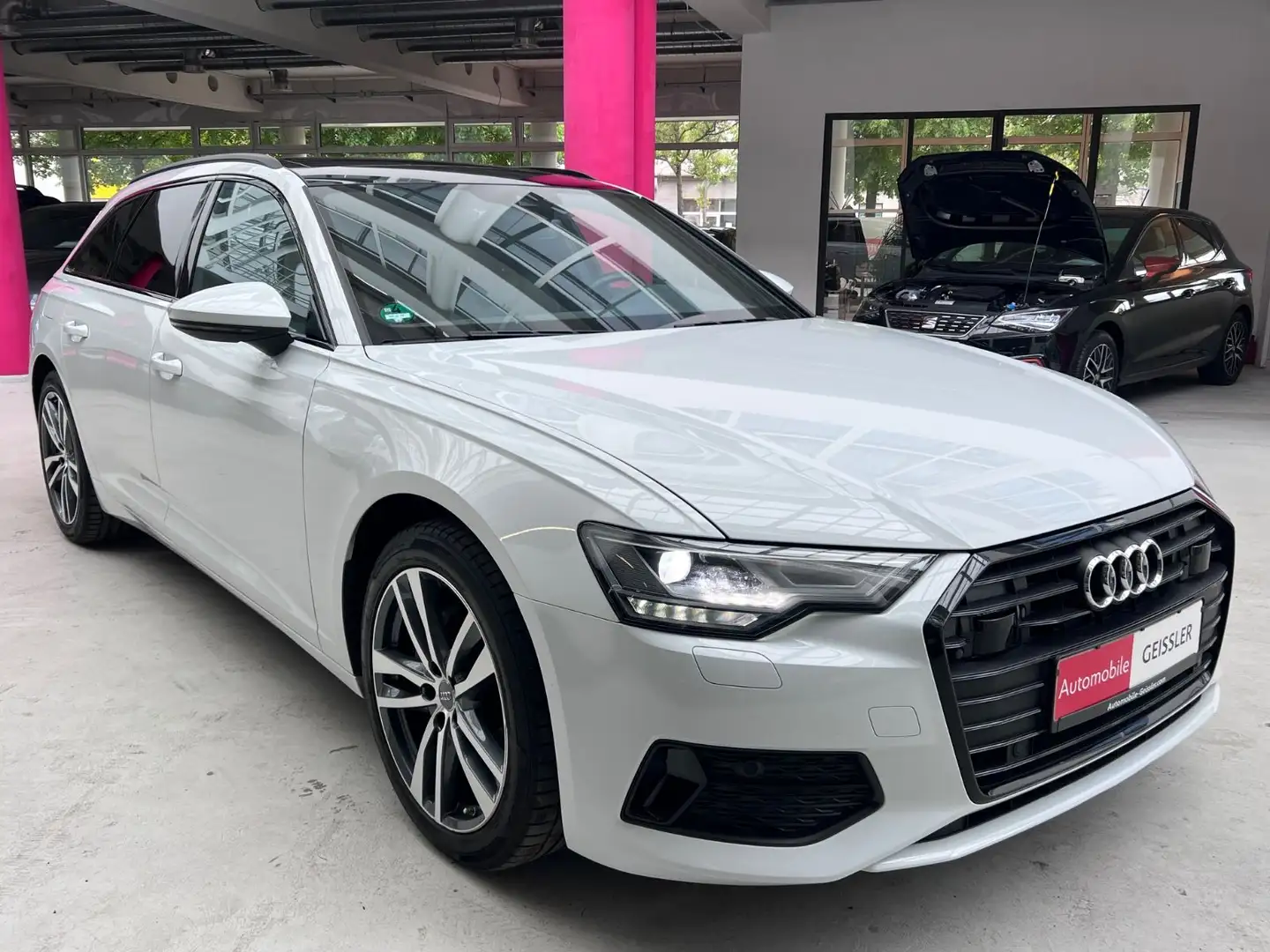 Audi A6 Avant 40 TDI Sport Panorama.+virt.Cockpit+AHK Weiß - 2