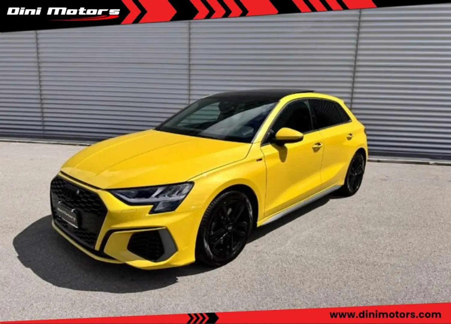 Audi A3 SPB 30 TDI S-line edition GIALLO PITONE tetto line Geel - 1