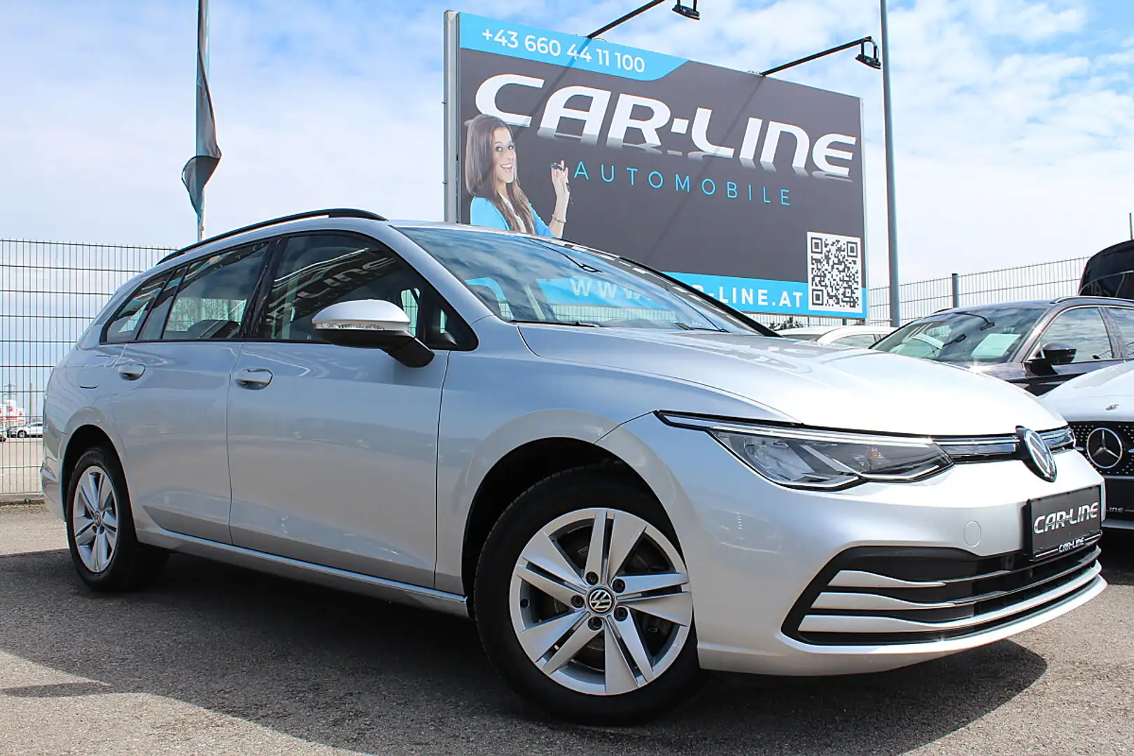 Volkswagen Golf Variant 2,0 TDI Life ACC, AHK, LED, Navi... Silber - 1