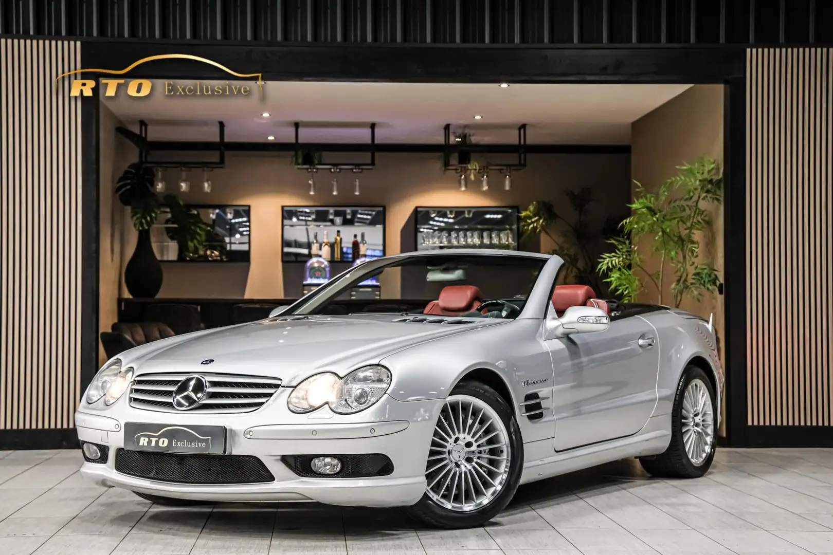 Mercedes-Benz SL 55 AMG 55|Org. NL|Bose|verw/ventil.stoel|Active body cont Gris - 1