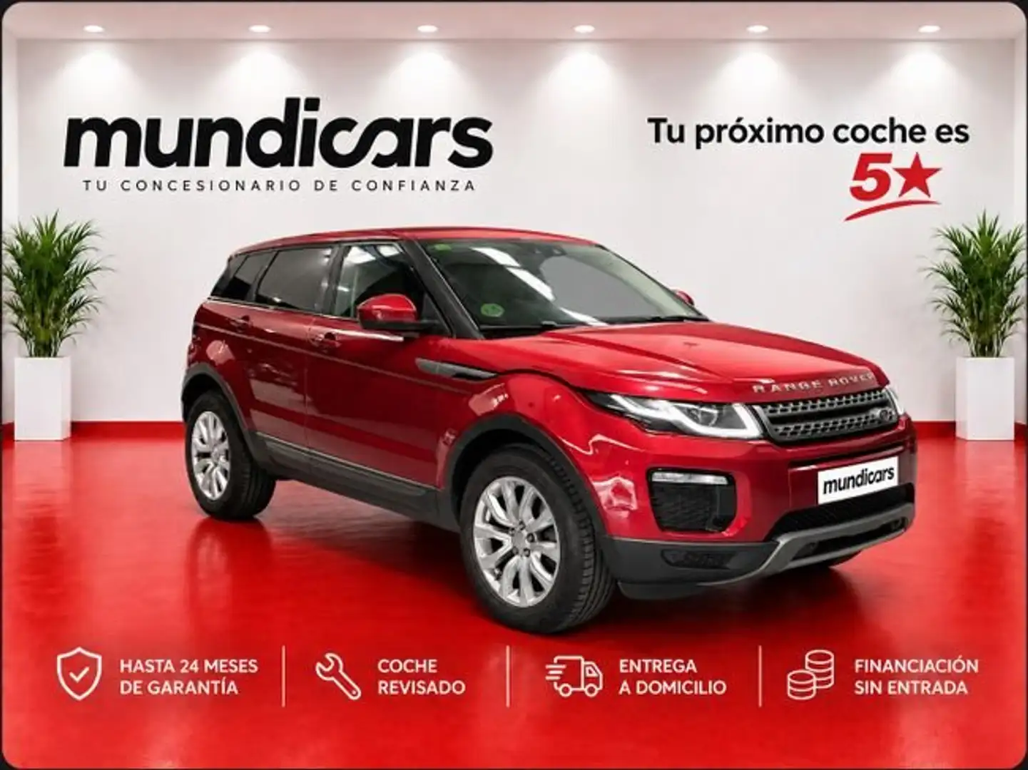 Land Rover Range Rover Evoque 2.0L TD4 132kW 4x4 Autobiography Auto Rojo - 1