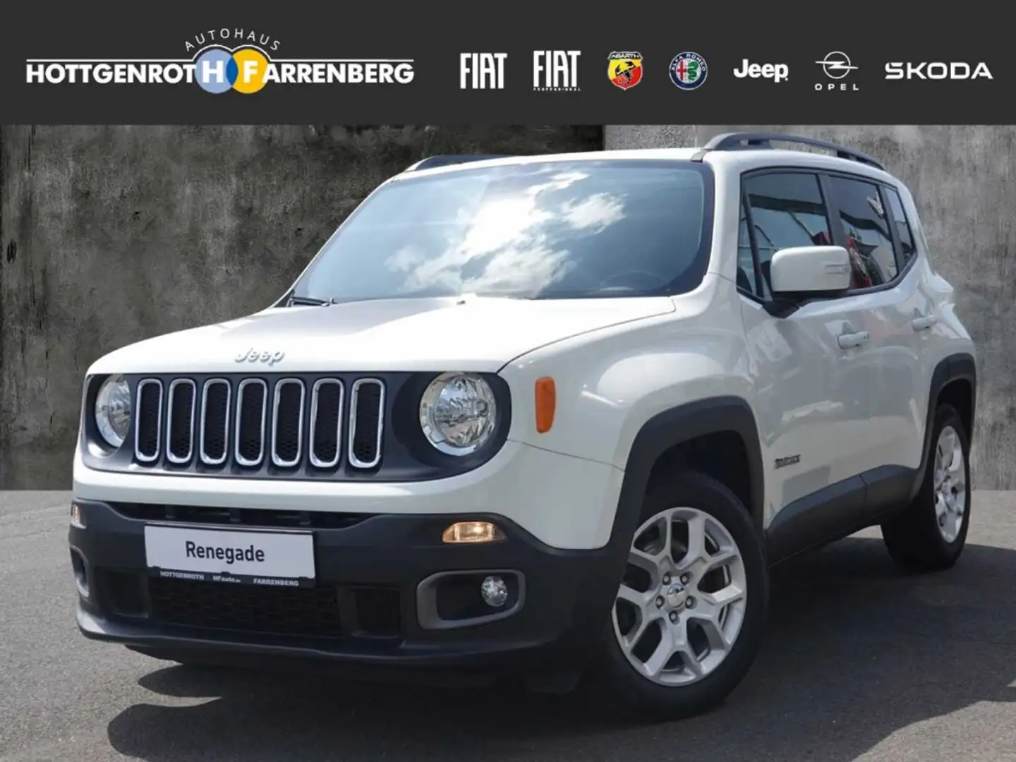 Jeep Renegade 1.6 E-torQ Longitude FWD Panorama Navi 2-Zonen-Kli Weiß - 1