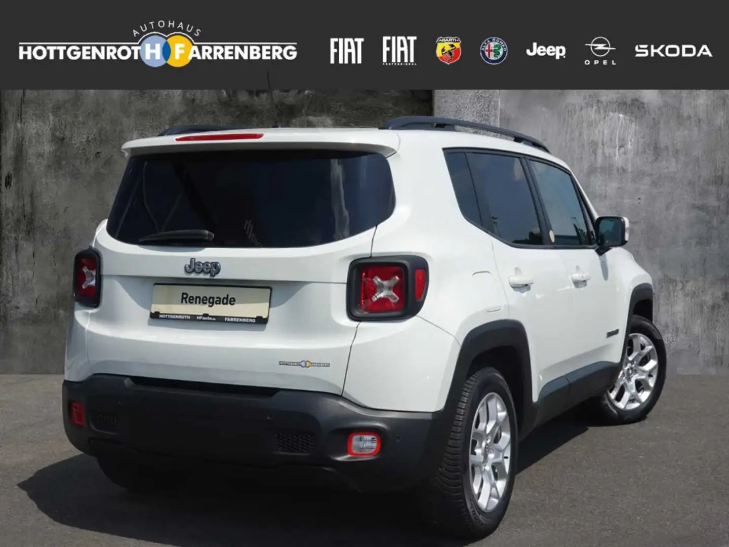 Jeep Renegade 1.6 E-torQ Longitude FWD Panorama Navi 2-Zonen-Kli Weiß - 2