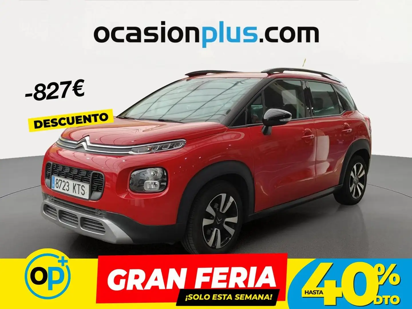 Citroen C3 Aircross Puretech Feel 82 Rojo - 1