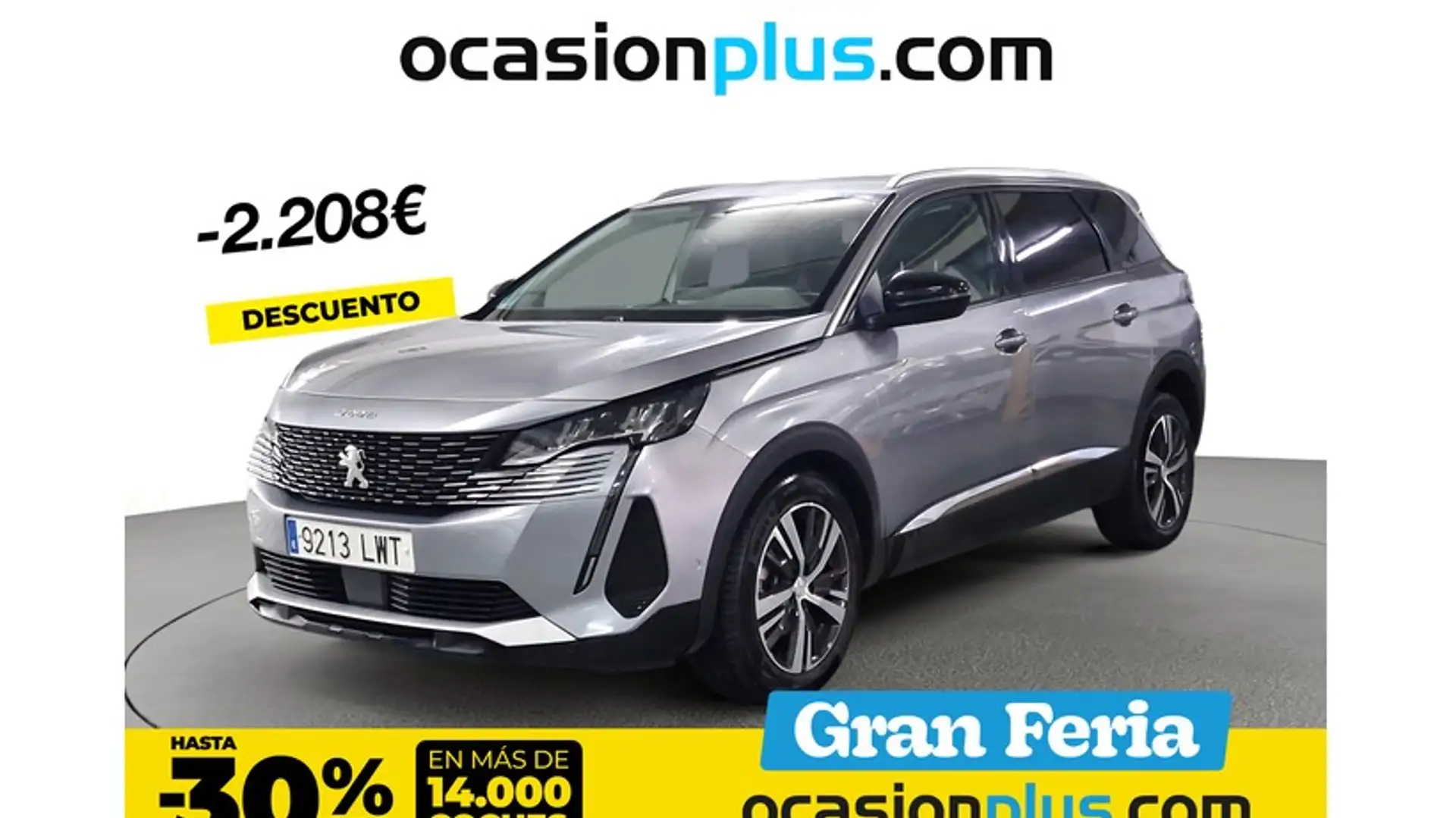Peugeot 5008 1.6 BlueHDI Allure 7 pl. 120 Grijs - 1