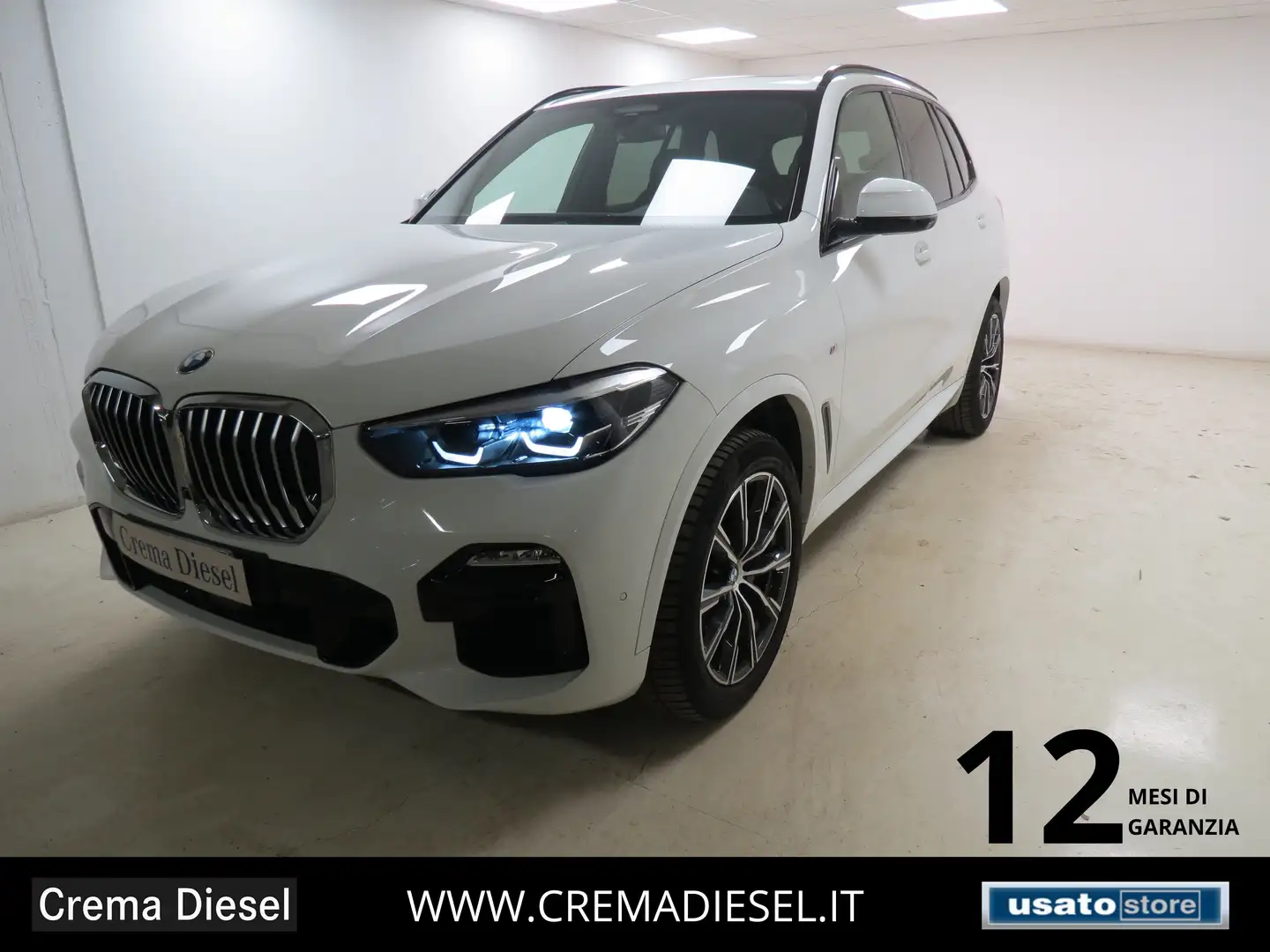 BMW X5 X5 xdrive30d Msport auto Weiß - 1