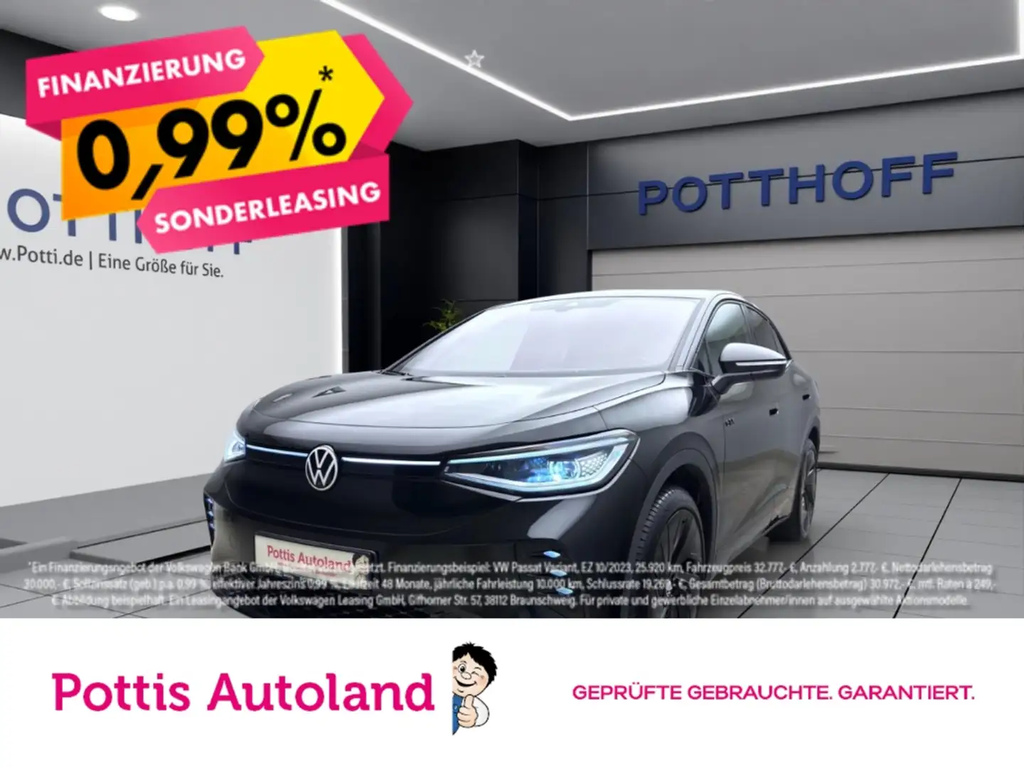 Volkswagen ID.5 4M GTX NAVI AHK KAMERA PDC HuD Schwarz - 1