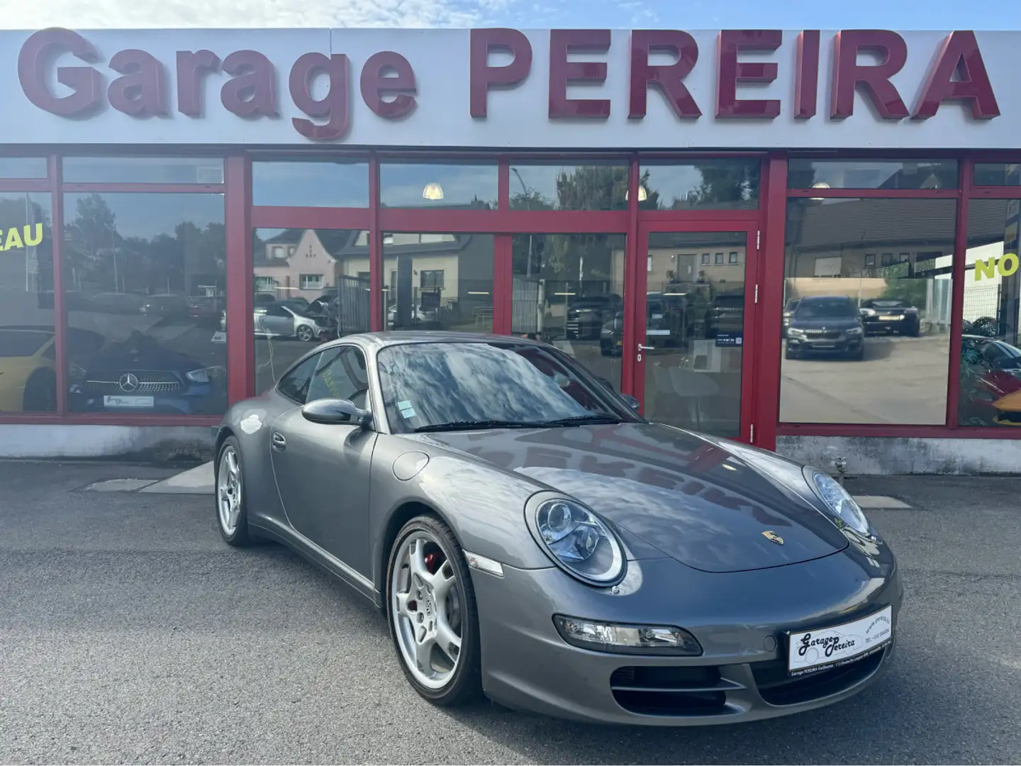 Porsche 997 4 S 3.8 CARRERA CUIR NAVI Full Historie Gris - 1