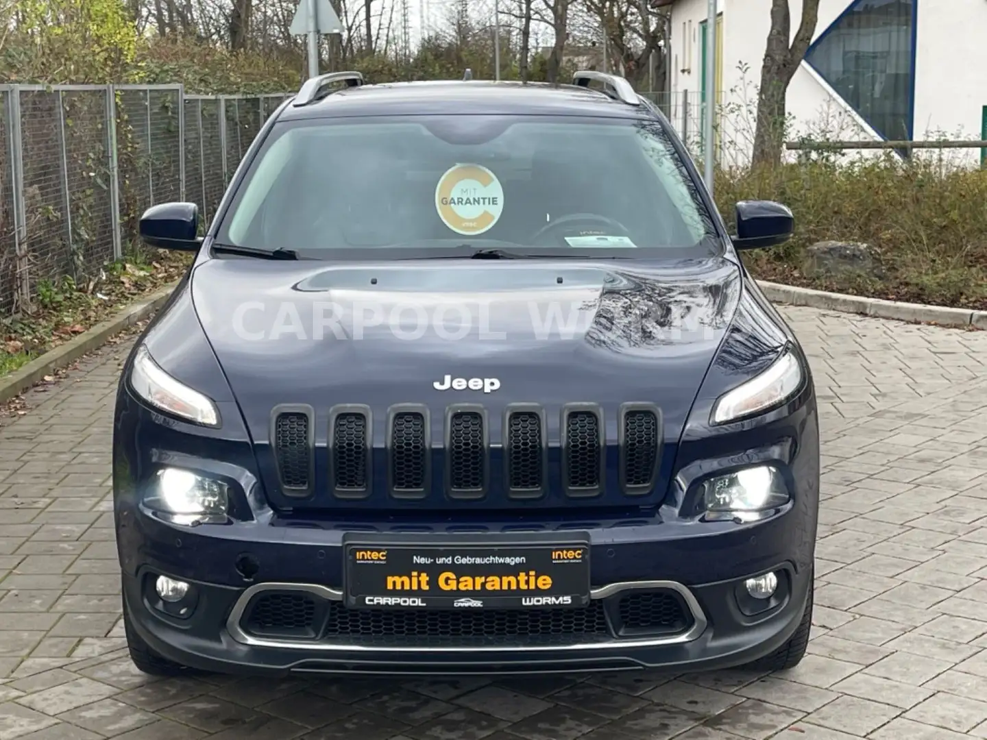 Jeep Cherokee Limited 4WD AUTOMATIK+NAVI+LEDER+XENON Bleu - 2