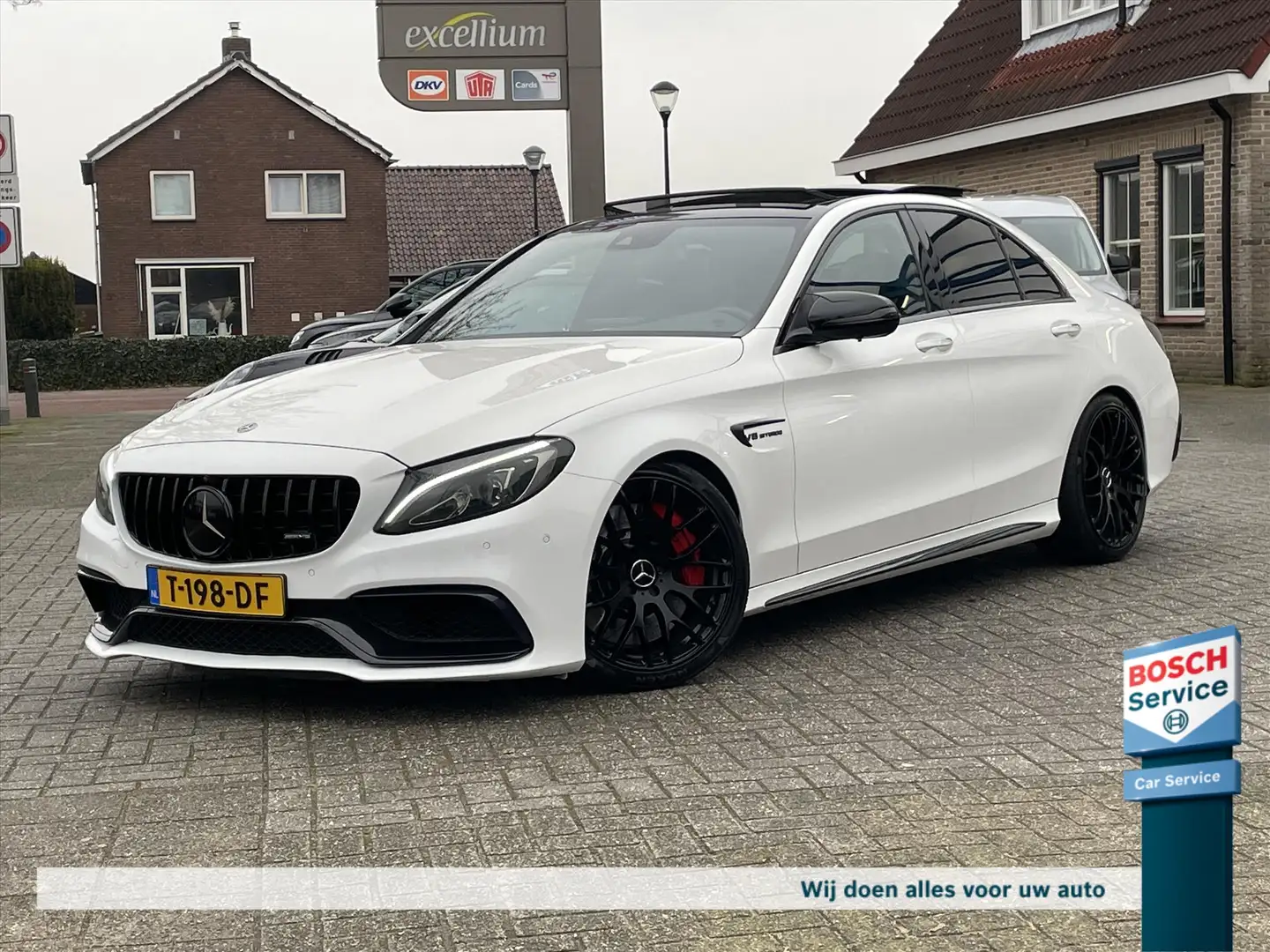 Mercedes-Benz C 63 AMG C63 S 510PK / Pano / Keyless / 360º Camera / Sfeer Blanc - 1