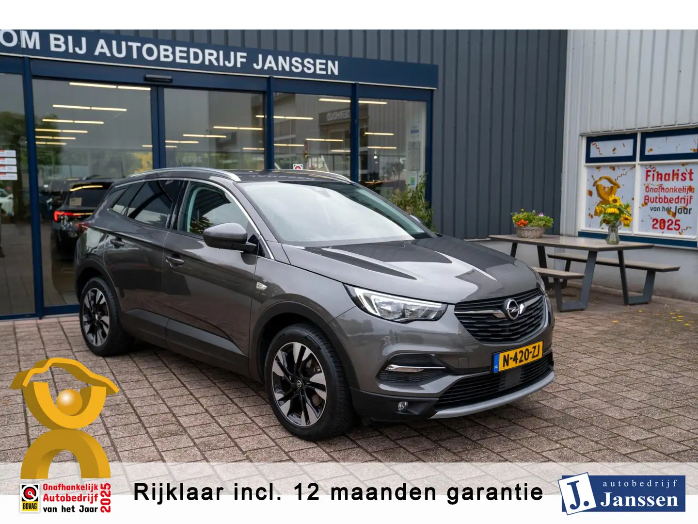 Opel Grandland X 1.2 Turbo Innovation|Prijs rijklaar incl. 12 mnd g Grijs - 1