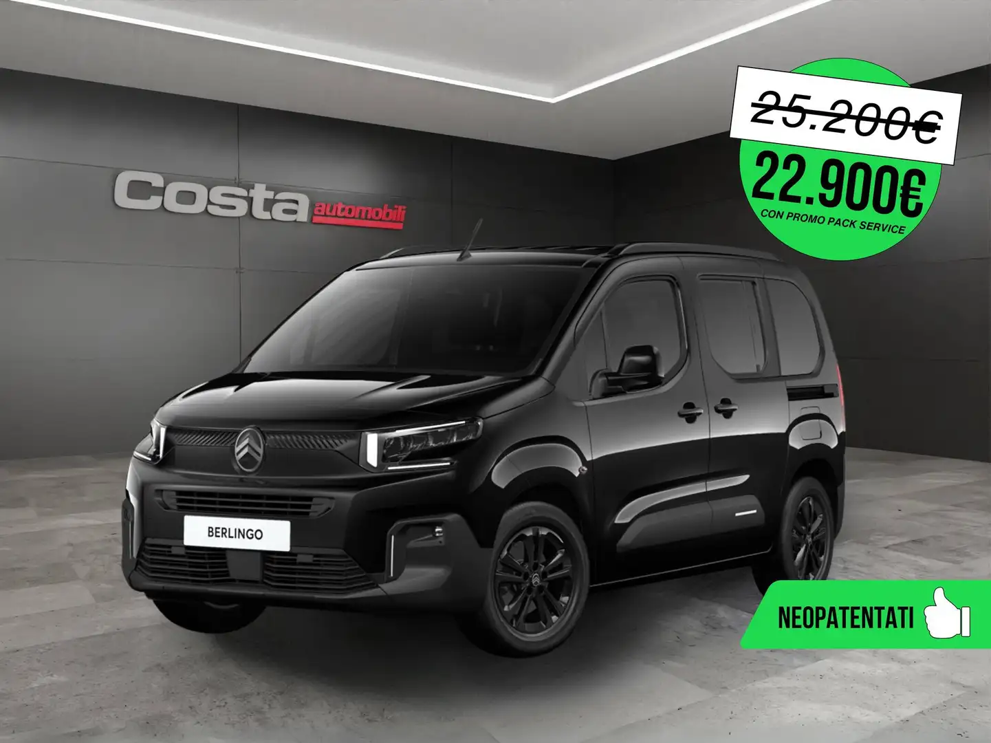 Citroen Berlingo 3ª serie BlueHDi 100 Stop&Start M Plus Nero - 1