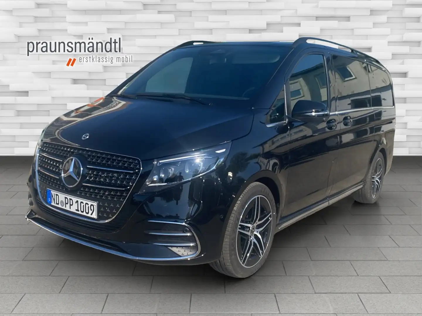 Mercedes-Benz V 300 d AVANTGARDE Lang Standh. 360 AMG elk. Tür Noir - 1