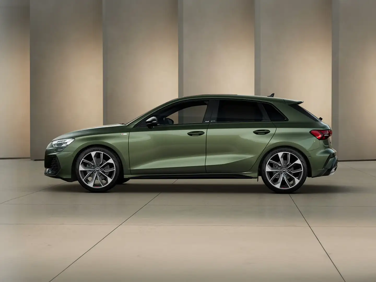 Audi A3 Sportback 35 TFSI Black line edition S tronic Verde - 2