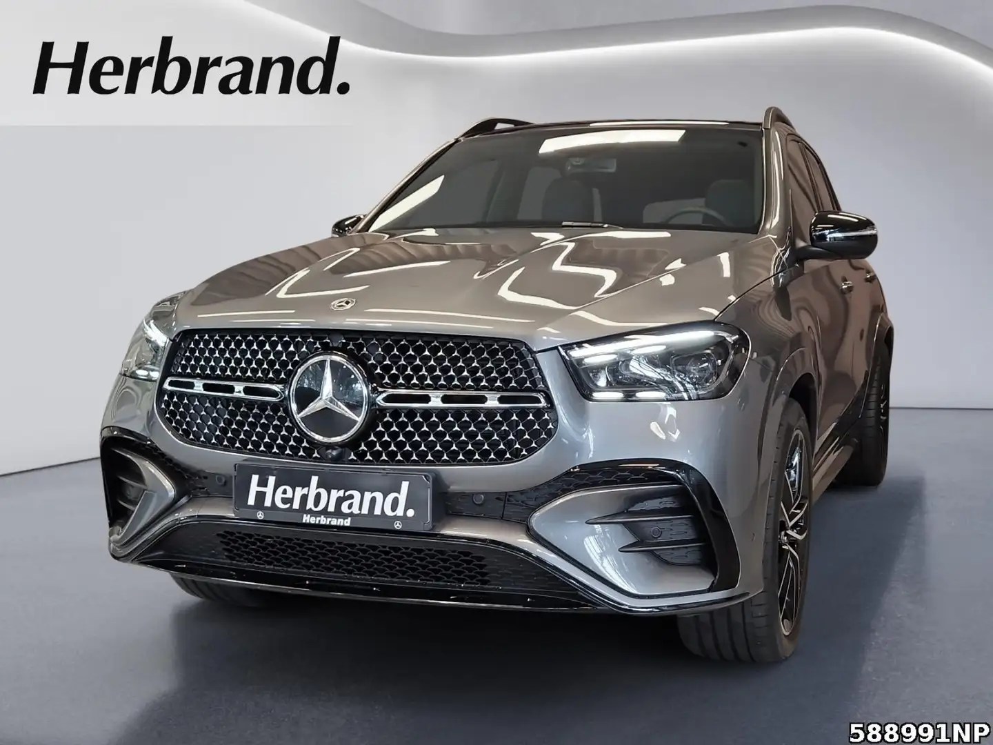 Mercedes-Benz GLE 450 4MATIC +AMG+AIR+HEAD-UP+BURM+AHK+PANO+++ Grau - 1