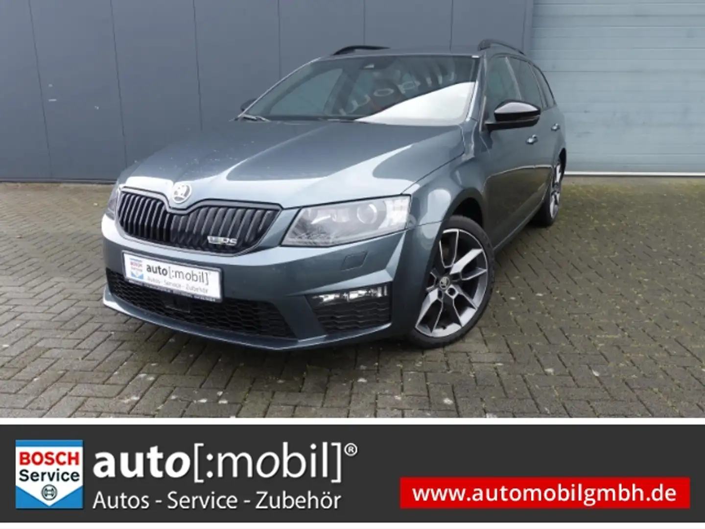 Skoda Octavia Combi RS 2.0 TSI DSG BLACK DESIGN+LEDER Gris - 1